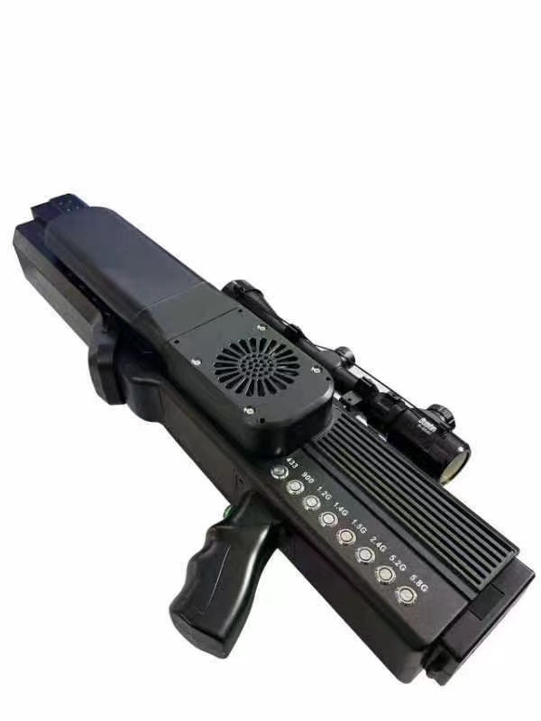  调兵山手持便携式枪型低空防御反制八通道